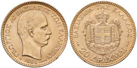GRECIA Giorgio I (1863-1913) 20 Dracme 1884 A - KM 56 AU (g 6,44)
BB