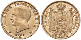 ITALIA REGNO D’ITALIA Napoleone (1805-1814) Milano - 20 Lire 1809 puntale aguzzi - Gig. 85 AU (g 6,41)
SPL