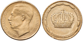 LUSSEMBURGO Jean (1964-2000) Medaglia modulo 20 franchi 1964 - KM XM4 AU (g 6,42) Escrescenza di metallo al bordo
FDC