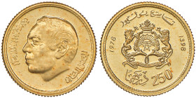 MAROCCO AL-Hassan II (1962-1999) 250 Dirhams 1398 (1978) - KM Y66 AU (g 6,62)
FDC