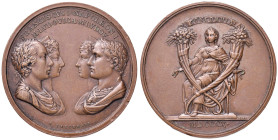 Medaglia 1810 Nozze per procura a Vienna di Napoleone con Maria Luisa - Opus: Stuckhart - Bramsen 944 - AE (g 14,25 - Ø 33 mm). Molto raro. Ex Rauch 2...