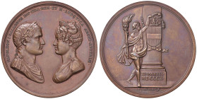 Medaglia 1810 Matrimonio per procura a Vienna di Napoleone con Maria Luisa - Opus: Stuckhart per il D/, A. Guillemard per il R/ - Bramsen 945 - AE (g ...