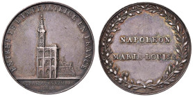 Medaglia 1810 Ingresso di Maria Luisa in Francia - Opus: Courtot - Bramsen 950 - AG (g 12,84 - Ø 32 mm). Il nome dell’incisore è collocato a dx al di ...