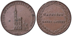 Medaglia 1810 Ingresso di Maria Luisa in Francia - Opus: Courtot (illeggibile) - Bramsen 949 - AE (g 13,00 - Ø 32 mm) Colpetto ad ore 2 del contorno. ...