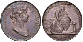 Medaglia 1810 In morte della Regina di Prussia - Opus: Loos - Bramsen 972; Sommer A146 - AG (g 8,72 - Ø 29 mm) Frattura di conio in alto a sx nel R/. ...