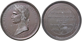 Medaglia 1810 Medaglia premio - Bramsen 977 - SN bronzato (g 78,19 - Ø 66 mm) Bronzatura mancante. Ex Babilonia (Forlì) 6.2.1999
BB