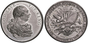 Medaglia 1810 Giorgio III re d’Inghilterra da 50 anni D/ “GOD SAVE THE KING”. Busto a dx del re. “TW” - R/ Circolarmente: “GEO: III. COMPLETED THE FIF...