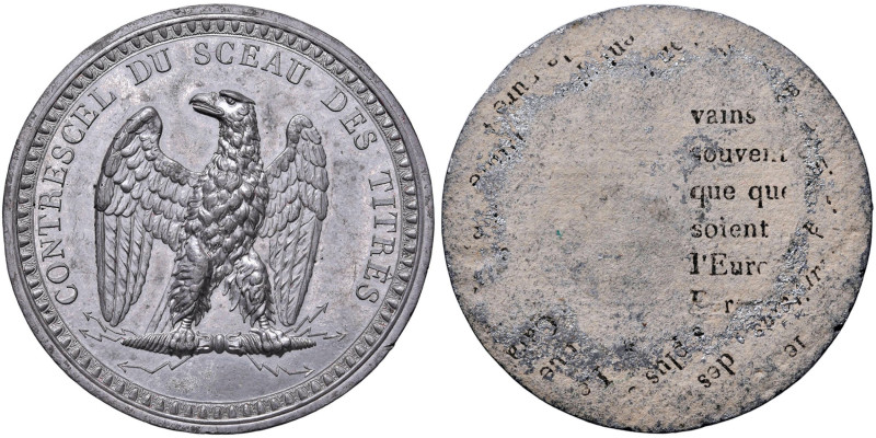 Medaglia 1810 Sigillo di verifica del sigillo dei titoli nobiliari “CONTRESCEL D...