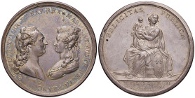 FRANCIA Luigi XIV Medaglia 1781 Nascita del Delfino - Opus: Duvivier AG (g 33,01 - Ø 41 mm) Qualche segnetto e colpetto ma bell’esemplare
SPL+