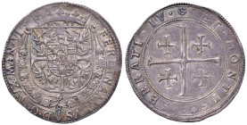CASALE Ferdinando Gonzaga (1612-1626) Tallero - MIR 325 AG (g 22,17) RR Bellissimo esemplare con una gradevole patina iridescente
SPL+