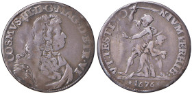 FIRENZE Cosimo III (1670-1723) Lira 1676 - MIR 334 AG (g 4,25) RRRR Ondulazioni del tondello
MB