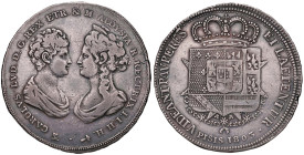 FIRENZE Carlo di Borbone (1803-1807) Francescone 1803 - Gig. 12 AG (g 27,08) RRRR Lucidata. Appiccagnolo rimosso, fondi ripassati. Nell’asta Nomisma 5...