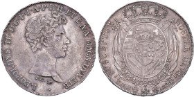 FIRENZE Leopoldo II (1824-1859) Francescone 1826 - MIR 446 AG (g 27,24) RR Capelli ritoccati
BB