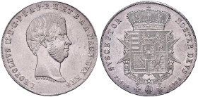 FIRENZE Leopoldo II (1824-1859) Francescone 1858 - MIR 449/4 AG (g 27,34) Minimi graffietti da pulitura
SPL+