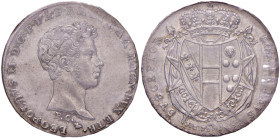 FIRENZE Leopoldo II (1824-1859) Mezzo francescone 1829 - MIR 450/3 AG R Sigillato qFDC da F. Cavaliere
qFDC