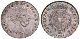 FIRENZE Leopoldo II (1824-1859) Mezzo paolo 1857 - MIR 459/3 AG (g 1,34) Conservazione eccezionale
FDC
