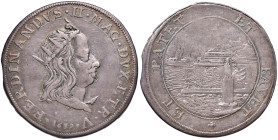 LIVORNO Ferdinando II (1621-1670) Tollero 1659 - MIR 59/2 (indicato R/3) AG (g 26,99) RRR Delicata patina iridescente
BB