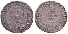 MANTOVA Francesco II Gonzaga (1484-1519) Mezzo testone - MIR 419 AG (g 3,73) RR Graffietti
BB+