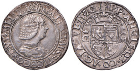 MILANO Galeazzo Maria Sforza (1466-1476) Mezzo testone testa piccola - MIR 202/1 AG (g 5,17) RRR Ribattuto al D/ ma comunque un esemplare di bella qua...