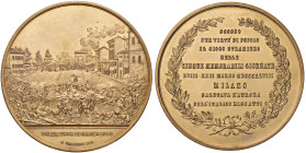 MILANO Governo di Lombardia (1848) Medaglia 1848 - Opus: Grazioli MD (g 122 - Ø 66 mm) Minima frattura al bordo, splendido esemplare
FDC