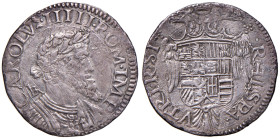 NAPOLI Carlo V (1516-1556) Tarì - Magliocca 38 AG (g 6,06) R
MB
