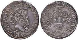 NAPOLI Carlo V (1516-1556) Mezzo carlino sigla A - Magliocca 69 AG (g 1,49) Un piacevole esemplare
BB+