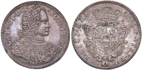 NAPOLI Carlo VI (1711-1734) Ducato 1715 taglio liscio - Magliocca 85 AG (g 21,83) Esemplare di conservazione insolita per questo tipo di moneta
SPL+/...