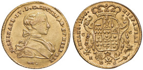 NAPOLI Ferdinando IV (1759-1816) 6 Ducati 1766 - Nomisma 346 AU (g 8,23) Graffietti di conio al D/ ma bell’esemplare
SPL+