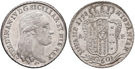 NAPOLI Ferdinando IV (1759-1816) Mezza piastra 1798 - Magliocca 272 AG (g 13,81) In slab NGC MS63 5887104-045. Conservazione eccezionale
MS 63
