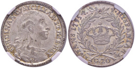 NAPOLI Ferdinando IV (1759-1816) Tarì 1795 - Nomisma 503 AG In slab NGC MS61 cod. 5786397-010
MS 61