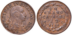 NAPOLI Ferdinando IV (1759-1816) Grano 1788 - Nomisma 548 CU (g 6,23) R
SPL/SPL+