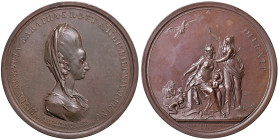NAPOLI Medaglia 1784 dedicata a Livia Doria Carafa - Opus: Perger - D’Auria 41 AE (g 108 - Ø 72 mm) RR
FDC