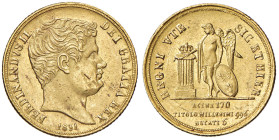 NAPOLI Ferdinando II (1830-1859) 6 Ducati 1831 - Magliocca 507 AU (g 7,58) R Graffietto al D/
SPL