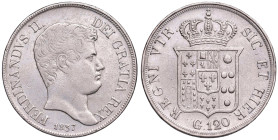 NAPOLI Ferdinando II (1830-1859) Piastra 1837 - Nomisma 543 AG (g 27,38) RR
BB/BB+