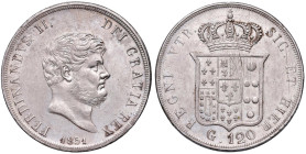 NAPOLI Ferdinando II (1830-1859) Piastra 1851 - Nomisma 959 AG (g 27,52)
SPL+
