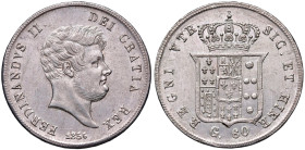 NAPOLI Ferdinando II (1830-1859) Mezza piastra 1856 - Nomisma 1003 AG (g 13,78) Minimi graffietti di conio al R/
SPL/SPL+