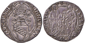 Innocenzo VIII (1484-1492) Macerata - Grosso - Munt. 34 AG (g 3,24) RR Esemplare in conservazione eccezionale e sicuramente uno dei migliori esemplari...