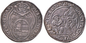 Alessandro VI (1492-1503) Doppio grosso - Munt. 15 AG (g 6,42) RR Minimi graffietti al bordo
SPL