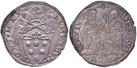 Clemente VII (1523-1534) Giulio - Munt. 54 AG (g 3,68) R Esemplare di largo modulo e ben coniato,tra i migliori conosciuti. Nell’asta Nomisma 47 del 2...