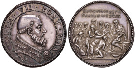Clemente VII (1523-1534) Medaglia - Opus: Bernardi - Mazio 47 AG (g 18,39 - Ø 39 mm) RR Riconio Mazio
qFDC
