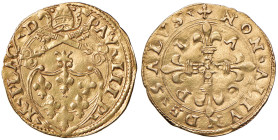 Paolo III (1534-1549) Scudo d’oro - Munt. 176 AU (g 3,31) Una modesta striatura al bordo
SPL