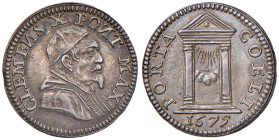 Clemente X (1670-1676) Grosso 1675 Anno Santo - Munt. 38 AG (g 1,52) Bella patina sui fondi leggermente lucidati ma comunque un bell’esemplare
qSPL