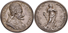 Innocenzo XI (1676-1689) Medaglia A. XII per la Vittoria della Lega Santa - Opus: Hamerani - Bart. 688 AG (g 25,43 - Ø 33 mm) RR Medaglia molto rara, ...