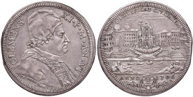 Clemente XI (1700-1721) Mezza piastra 1706 A. VI - Munt. 55 AG (g 15,84) RR
BB