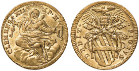 Clemente XII (1730-1740) Zecchino senza data - Munt. 7 AU (g 3,40) Esemplare di conservazione eccezionale dal metallo brillante
FDC
