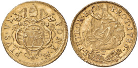 Pio VI (1775-1799) Bologna - 2 Zecchini 1786 - Munt. 173 AU (g 6,87) R
SPL+