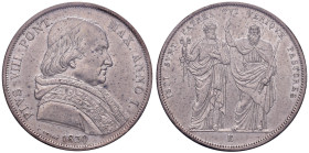 Pio VIII (1829-1830) Bologna - Scudo 1830 A. I - Nomisma 337 AG R Sigillato FDC/qFDC da G. Erpini
qFDC