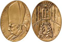 Paolo VI (1963-1978) Medaglia A. XII La Pentecoste - Opus: Tot AU (g 55,34 - Ø 45 mm) Marcato 750, modeste macchie
FDC