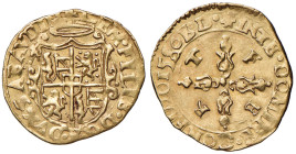 Emanuele Filiberto (1553-1580) Scudo d’oro 1580 Bourg - MIR 497 AU (g 3,32) Dalla nostra asta 28, lotto 1067
BB+