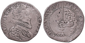 Carlo Emanuele I (1580-1630) Scudo II tipo (Spadino) - MIR 711a AG (g 24,37) RRR
BB/qBB